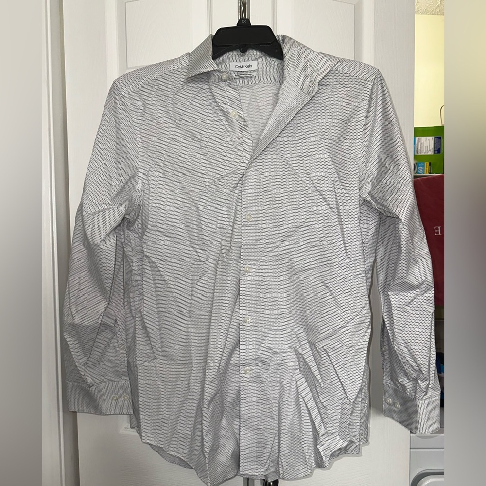 Calvin Klein Printed Button Up